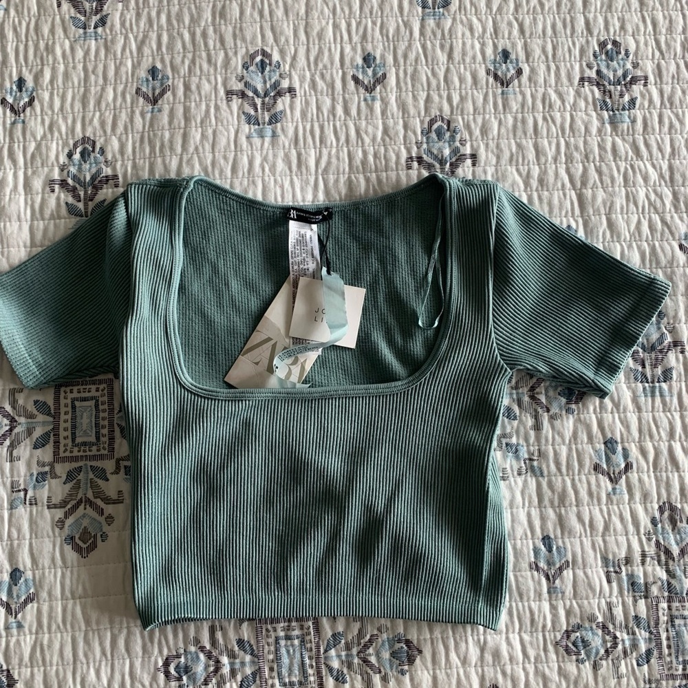 ZARA Limitless Contour Square Neck Top - Picture 7 of 14